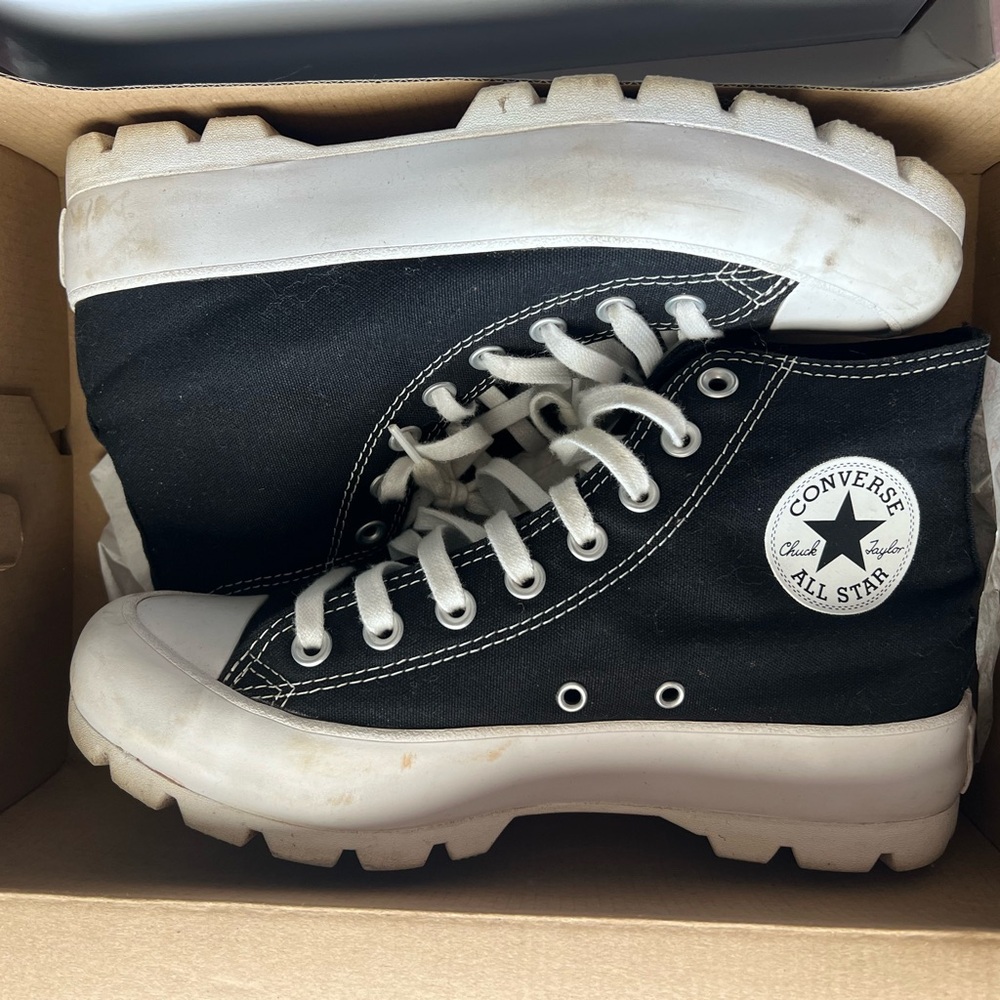 Converse Black and White High-Tops
